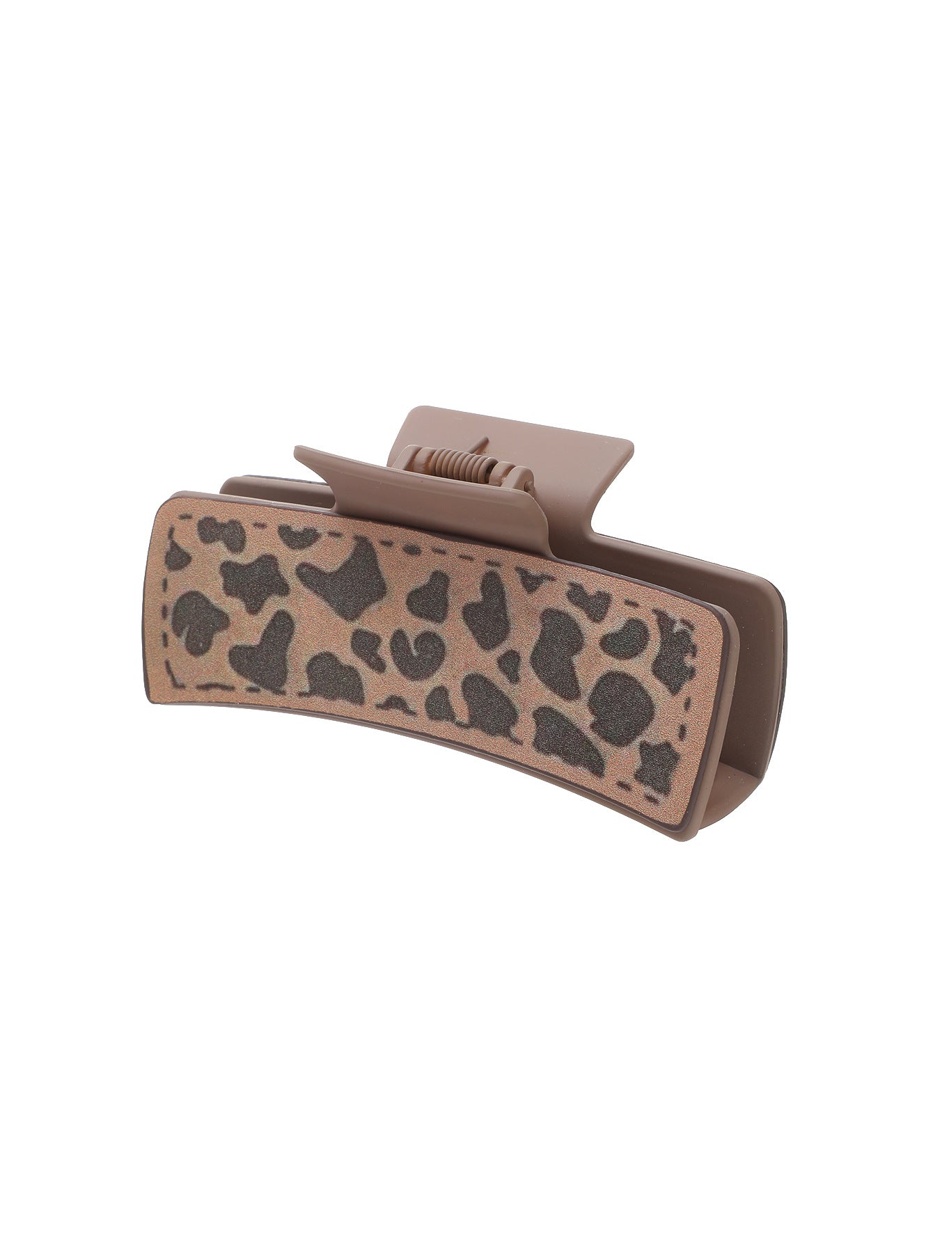 Wholesale Western Wind Sunflower Cow Pattern MAMA Leather Hair Clips